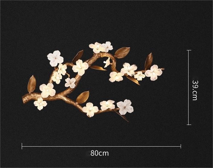 All Copper Light Luxury Flower Chandelier For Hotel Lobby Decorative