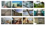 Factory price PVB clear safety sheet tempered laminated glass for building