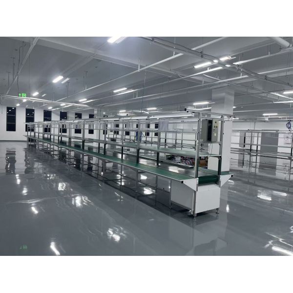 Double-row anti-static assembly line for electronic assembly (lean production