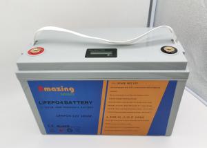 China 0.5C 50A 12.8v 100Ah Solar Lifepo4 Batteries 1280WH Lithium Ion Solar Battery factory