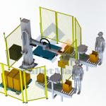 Mechanical Gripper Type and Palletizer Machine for Carbon Steel Baking Varnish