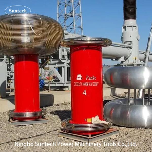 China Cylinder High Voltage Cable Testing Equipment GIS / GIL Testing 20-300Hz Frequency factory