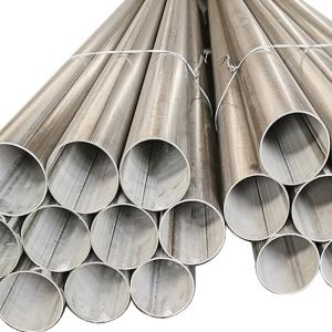 China SS201/301/304/316 Welded Steel Pipe Bright Surface 8K Stainless Steel Tube for Construction Structure Construction factory