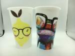 Promotional 3D Lenticular Plastic Water Cups Customized Logo for Hot or Cold