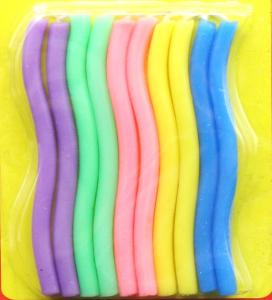 China Twisted Spiral Shaped candles for cake decorating Multi Colored 10pcs Non toxic factory