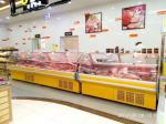 Multiscene Meat Deli Display Cooler Anticorrosive Double Temperature