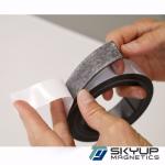 For Refrigerator Door Adhesive Flexible Rubber Magnet Strip/ Sticky Back Roll