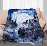 Machine Weaved Printing Polyester Fleece Blanket For All Season