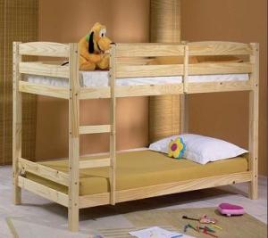 China modern bunk bed pine wood factory