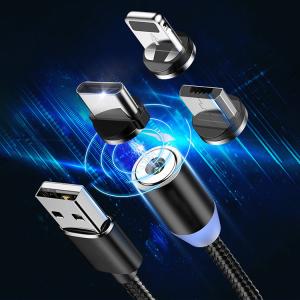 China 1000mm Magnetic 3 In 1 Charging Cable factory