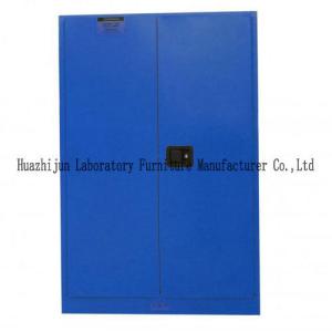 China Blue Yellow Flammable Safety Cabinet Locker Chemical Resistant factory