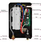 Instant Tankless Kitchen Water Heater Electric 8000W Stainless steel