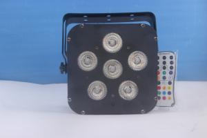 China Battery Powered LED Par Can Stage Lights , Disco DJ Warm White LED Par Can factory