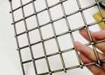 Antique Brass Furniture Cabinet Architectural Stainless Steel Wire Mesh 5.5mm