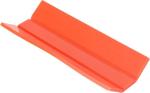 Orange PVC ABS Plastic U Channel Extrusion Profile