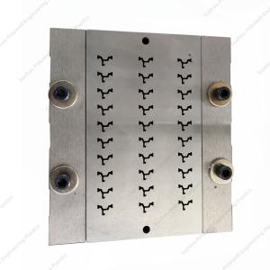 China PA66 GF25 Polyamide Profiles Extruding Die Mould For Nylon Plastic Heat Insulation Strip factory