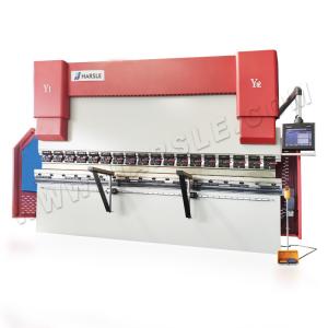 China HARSLE Brand Delem DA58T CNC system electro-hydraulic servo CNC press brake machine factory