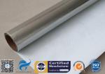 0.9mm Heat Resistant Silver Coated Fabric Aluminium Foil Fiberglass Fabric 1000℉