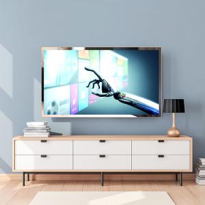 China Straight Edge VESA 55'' Interactive Touch Screen TV With 4mm Cover Glass factory