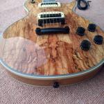 Custom Shop Wooden Solid spalted tree wood Electric Guitar Top Musical