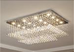 Modern fashion K9 crystal dining room GU10 led lustre crystal drop lamp