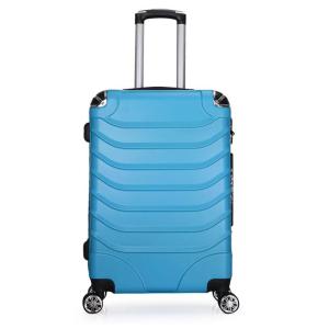 China Aluminum Blue 20inch ODM ABS Stylish Trolley Suitcase factory