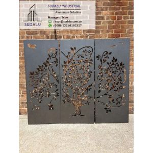 Aluminium Privacy Screens Customized Perforated Panels from Foshan Supplier