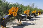Rotatable Small Hydraulic Log Grapple For Excavator EX70 PC80