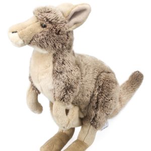 No Fading Children'S Simulation Kangaroo Plush Toy 40cm