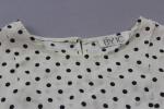 White Color Ladies Plus Size Dresses / Girls Short Sleeve Dresses OEM / ODM