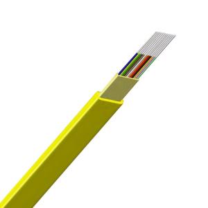China GJDFH 4 Core Multimode Ribbon Fiber Optic Cable 6 / 8 / 12 Ribbon Fibers With Non - Metallic Strength Member factory
