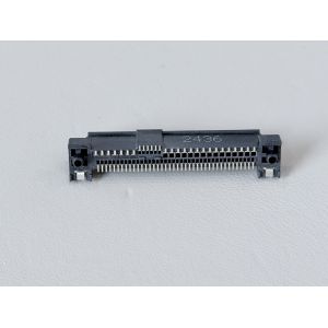 SAS4/PCIe 68-Pin SMT Female Electronic Signal Connector, 30U" Gold Terminal PCB
