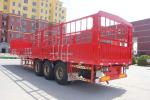 3 Axle Stake Type Truck For Cattle Sheep Pig Transport Cargo Dual Line Braking