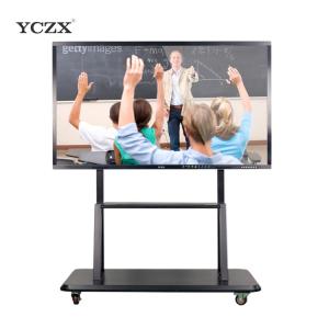 China Wall Mounted Smart Board Interactive Flat Panel With Infrared Touch Screen factory