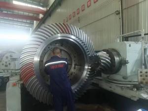 China Large Module Industrial Bevel Gear High Hardness For Heavy Duty Use factory