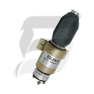 China 3864274 12v 24v Fuel Shutdown Stop Solenoid For R210-7 Pc200-6 factory