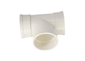 China 40 Pvc Pressure Pipe Fittings Tee Polyvinyl Chloride For Drainage factory
