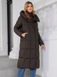 Self Heating Lining Long Winter Jacket Women In Loose Style For Extreme Cold