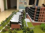 Acrylic Material Exhibition 3D Model Plywood Packing With Landscape
