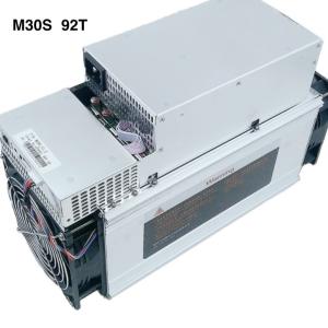 China Asic Card BTC Miner Machine MicroBT Whatsminer M30s 92T 3344W factory