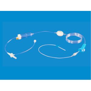 5μm 3μm 2μm Precise Filter Disposable Infusion Set With Needle Luer Lock