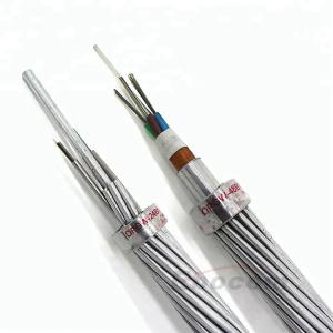 China OPGW-48B1-100 118.8;66.2 Ground Wire Cable 48 72 288 Core For Tower Comuni infrastruction factory