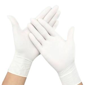 China Good Feeling Disposable Latex Gloves S-XL Easy Carrying CE FDA Approved factory