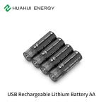 Cylindrical Portable USB Battery 1000 Times Cycle Life 1.5V
