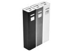 2600mAh Square Slim Metal Power Bank Mix Colors With Customized Logo