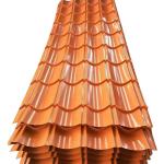Color Coated PPGI Corrugated Sheet 1400mm - 1799mm Corrugated Metal Roof Panels