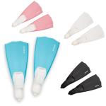 Hydrodynamic Soft Deep Sea Freediving Fins Blades Body Surfing Silicone