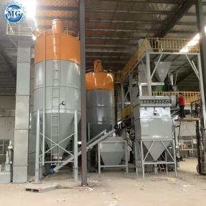 China 120kw Energy Saving Dry Mortar Machine 50t / H Plant Wall Putty Plaster Skim Coat factory