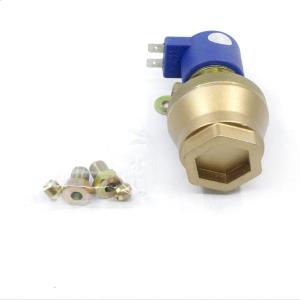 China Solenoid Valve Integrated LPG CNG Filter Bronze With Straight Gas Channel factory