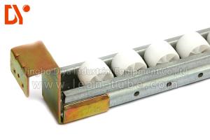 China 4 Meters Roller Track System Metal Plate Plastic Wheel Customized Color factory